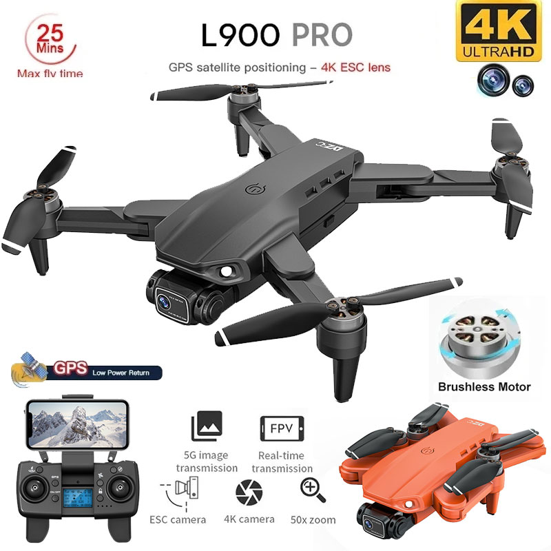 Drone Camera Wide Angle - L900 Pro GPS Drone 4K Professional