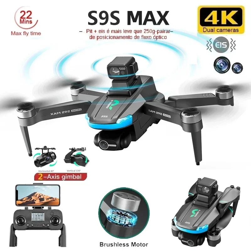 Drone Camera Wide Angle - NEW S9S MAX MINI Drone 4K