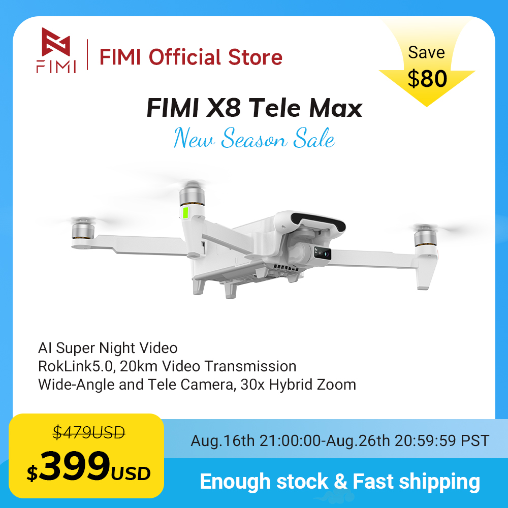 FIMI X8 Tele Max New Drone Wid - огляд і ціна Drone Camera Wide Angle