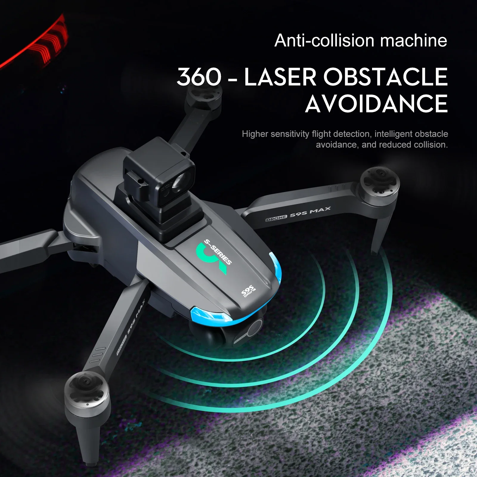 NEW S9S MAX MINI Drone 4K 2-Ax - огляд і ціна Drone Camera Wide Angle