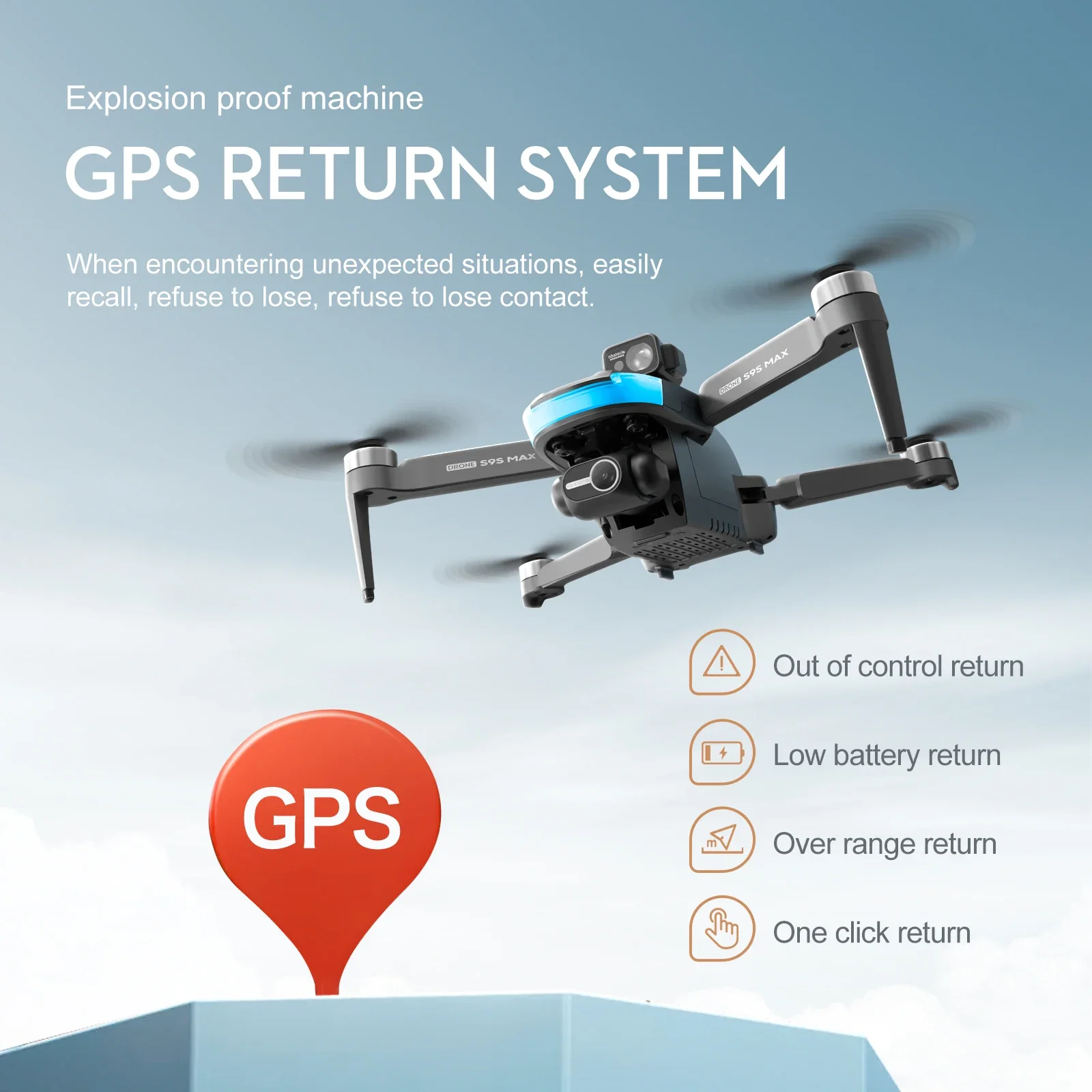 NEW S9S MAX MINI Drone 4K 2-Ax - огляд і ціна Drone Camera Wide Angle