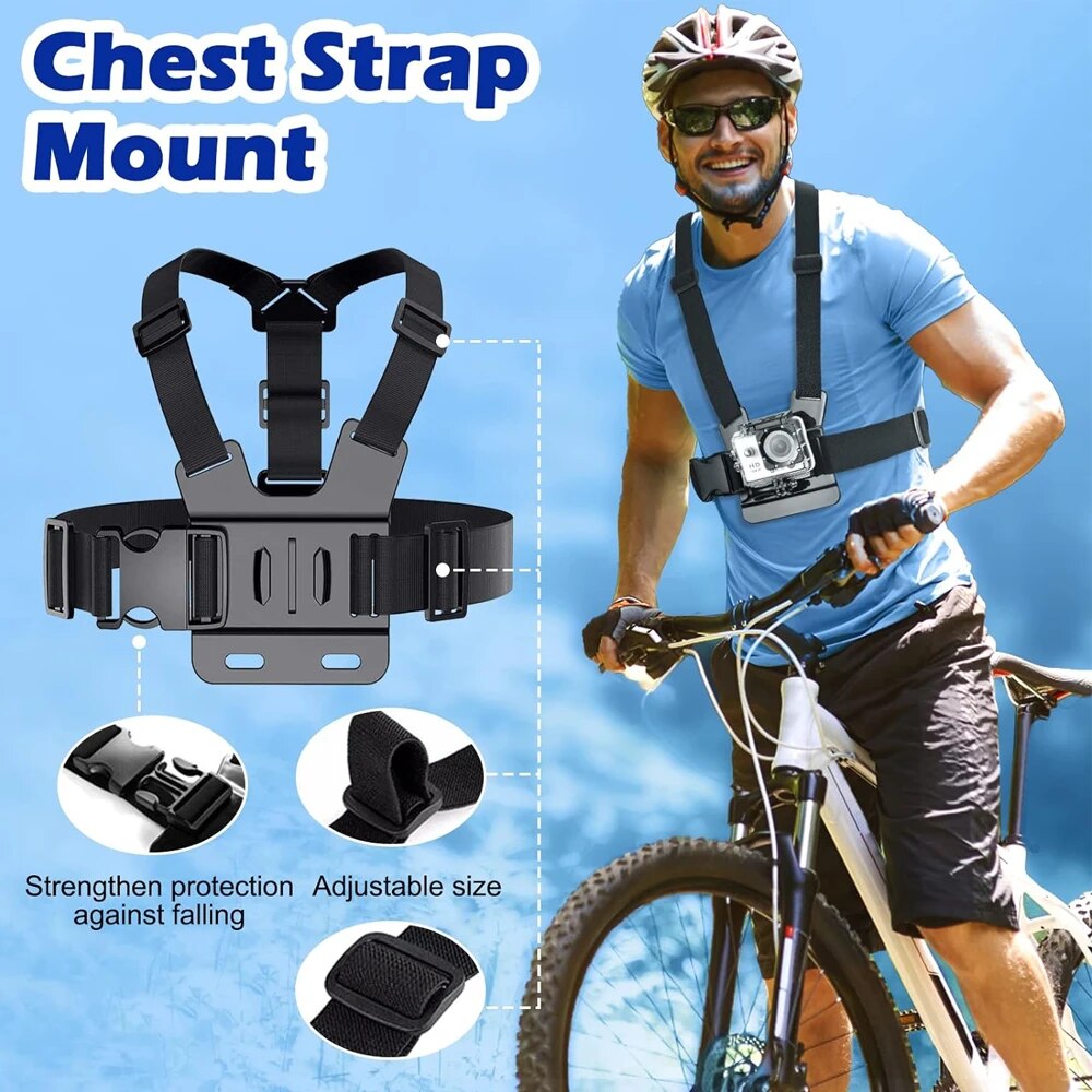 Mobile Phone Head Chest Strap  - огляд і ціна Drone Camera Action