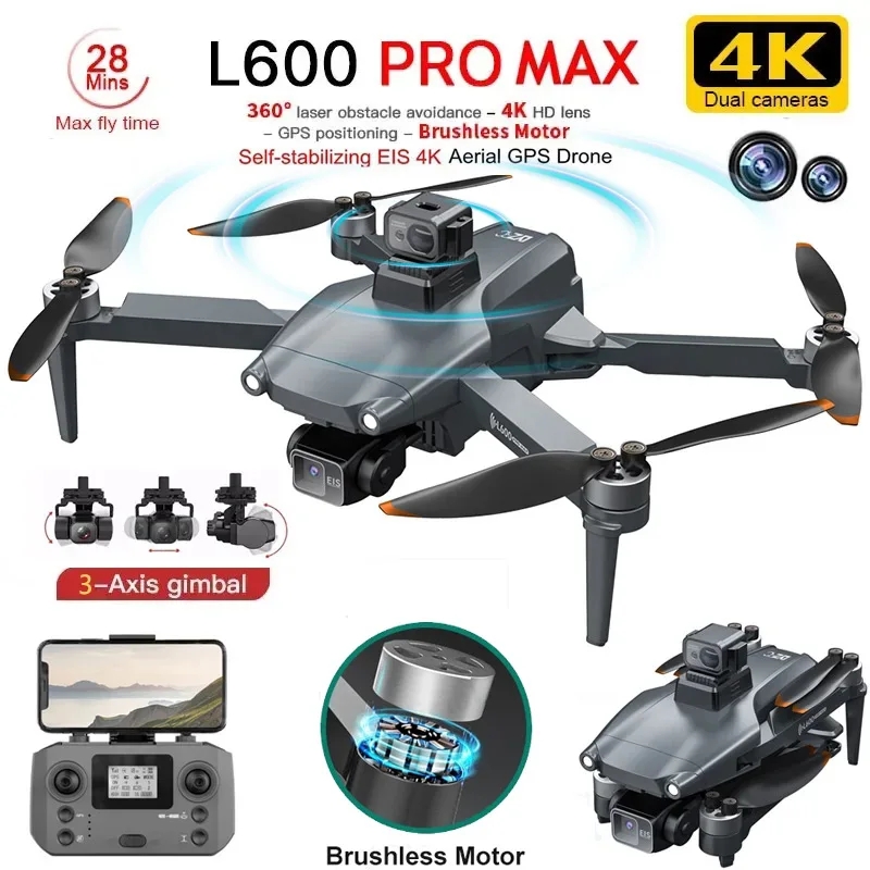 L600 PRO MAX GPS Drone Profess - огляд і ціна Drone Camera Wide Angle