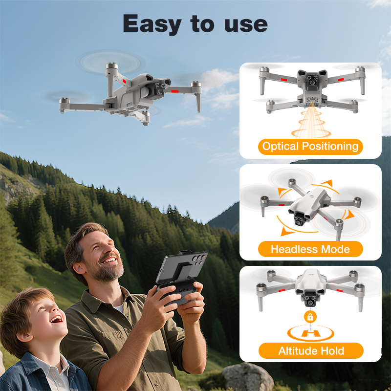 NEW Hot L017 Pro Drone Brushle - огляд і ціна Drone Camera Wide Angle